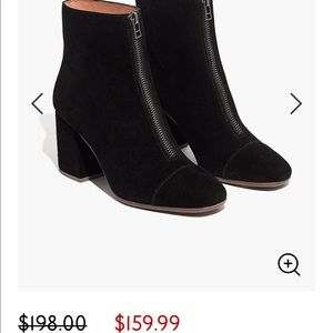 Madewell black ankle boots